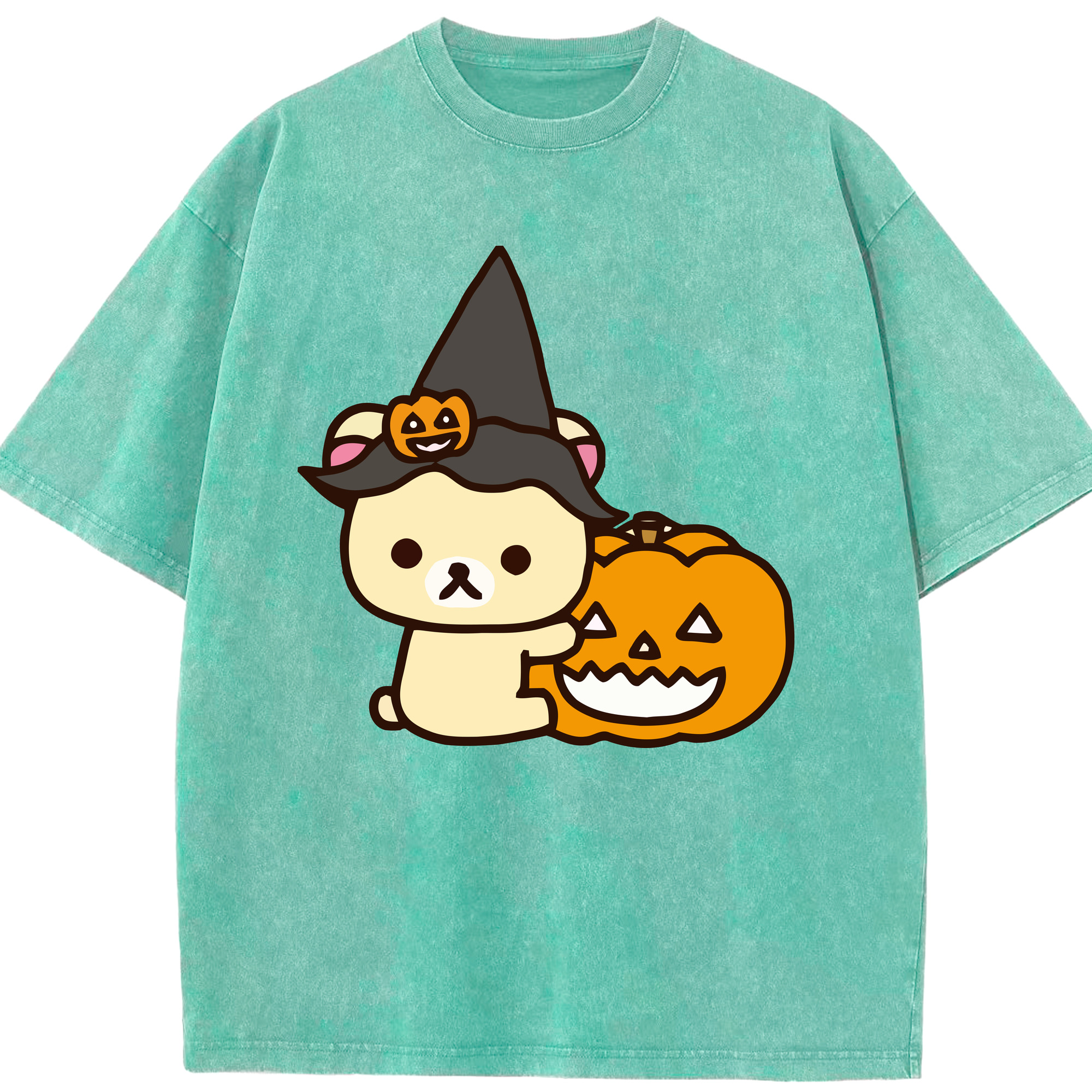 （画像用） リラックマ リラックマ キイロイトリ Rilakkuma Korilakkuma Kiiroitori 綿100% ヴィンテージ風 半袖Tシャツ（フロントプリント）